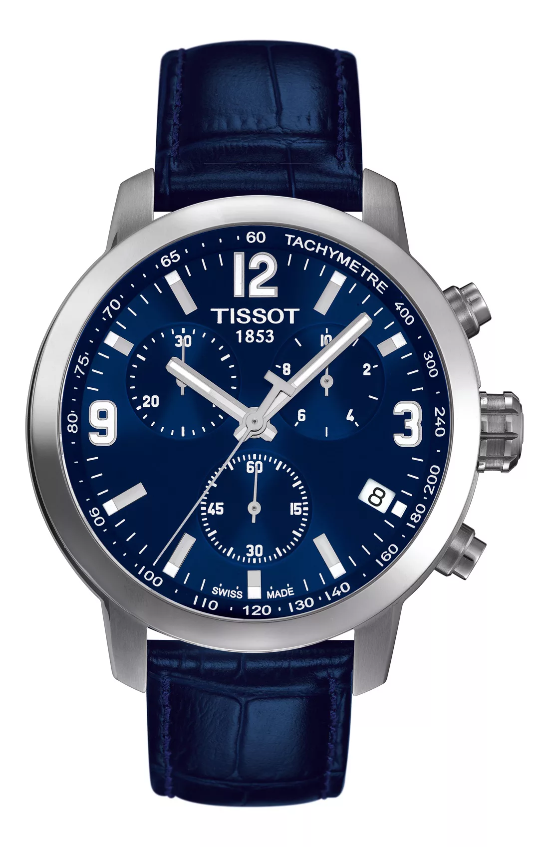 Tissot PRC200 CHRONO, STAHL/LEDERBAND T055.417.16.047.00 Herrenchronograph günstig online kaufen