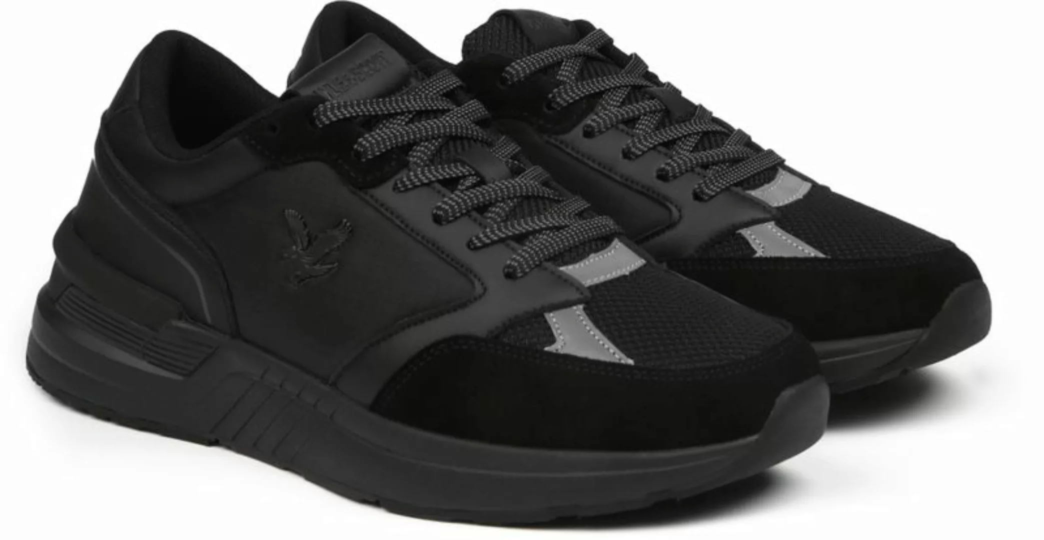 Lyle & Scott Bennachie Sneaker Schwarz - Größe 44 günstig online kaufen