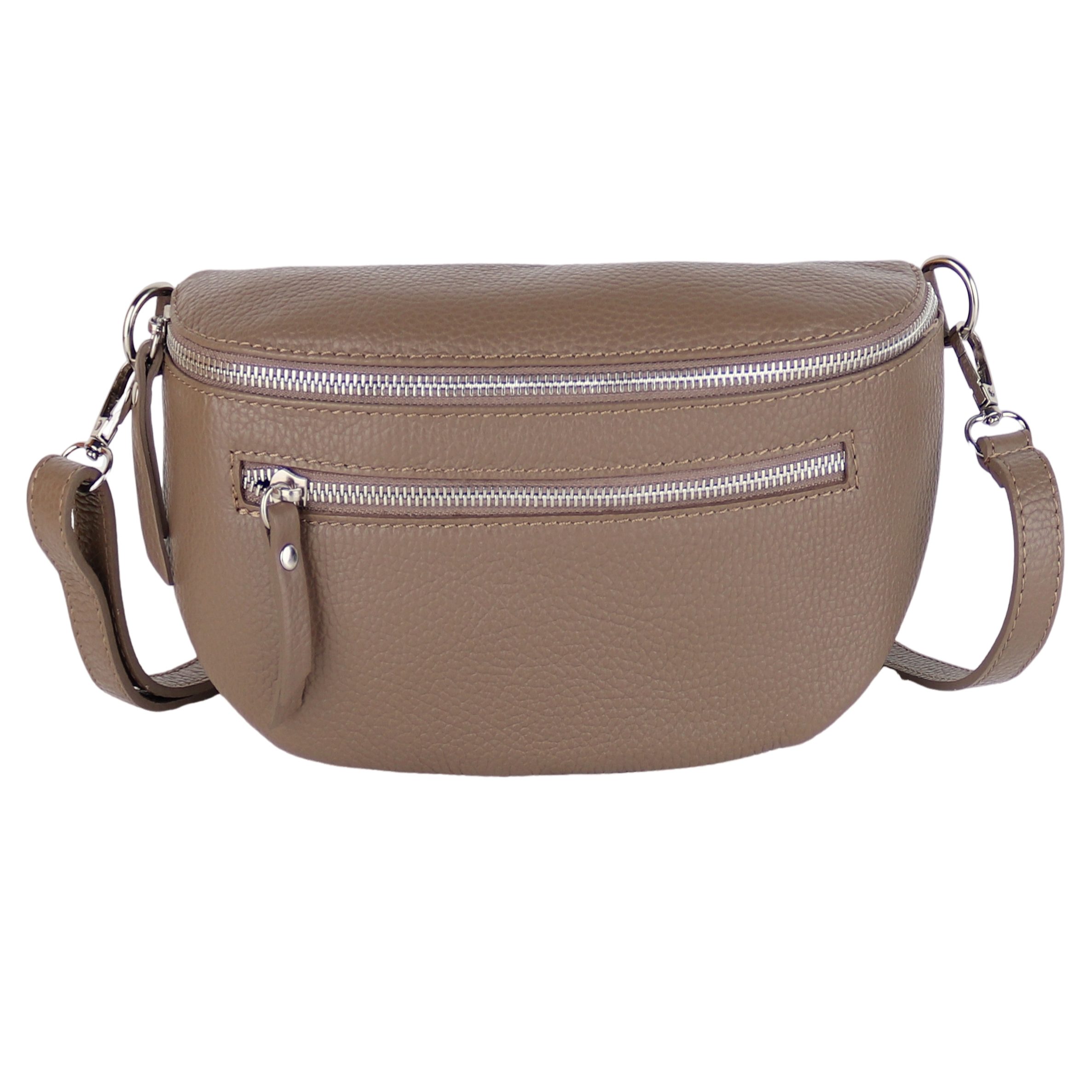 MIRROSI Bauchtasche Damen, Echtleder, Leder, Made günstig online kaufen
