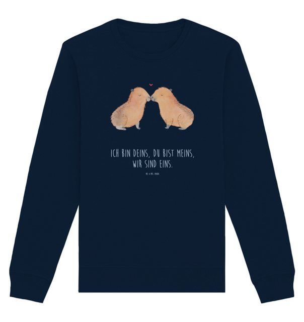 Mr. & Mrs. Panda Longpullover Größe XL Capybara Liebe - French Navy - Gesch günstig online kaufen