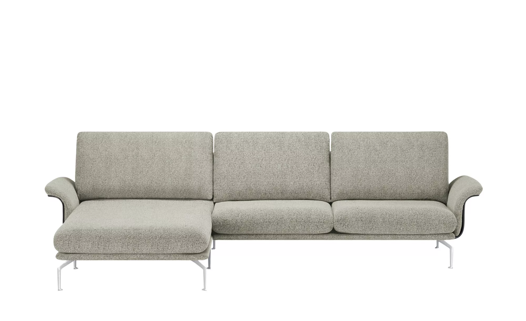 Nils Olsen Ecksofa  Alva - grau - 314 cm - 87 cm - 187 cm - Polstermöbel > günstig online kaufen