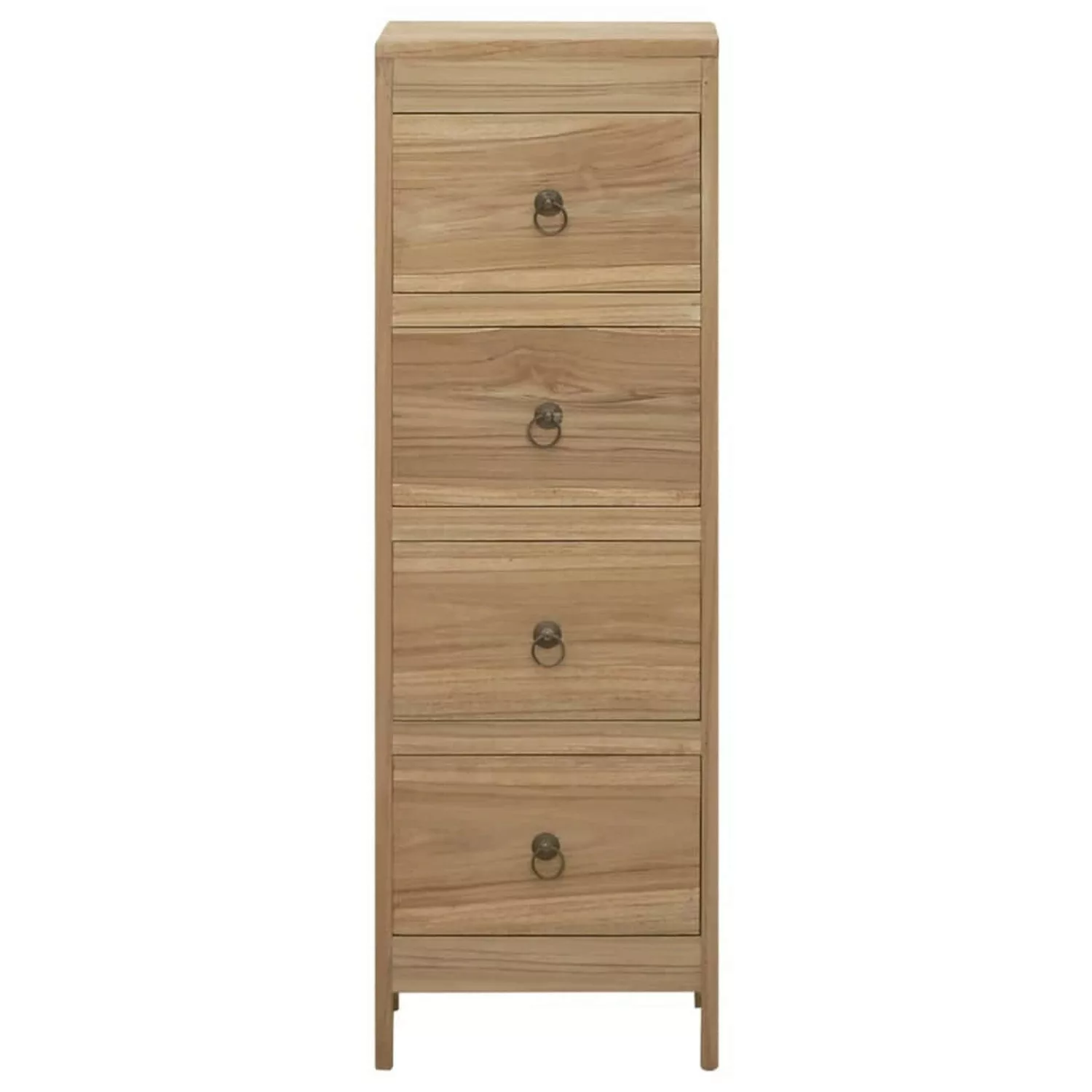 vidaXL Kommode 40x30x100 cm Massivholz Teak Modell 2 günstig online kaufen