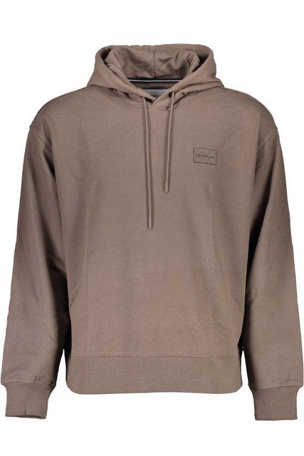 Calvin Klein Jeans Sweatshirt Herren Kapuzen-Sweatshirt Braun aus 100% recy günstig online kaufen