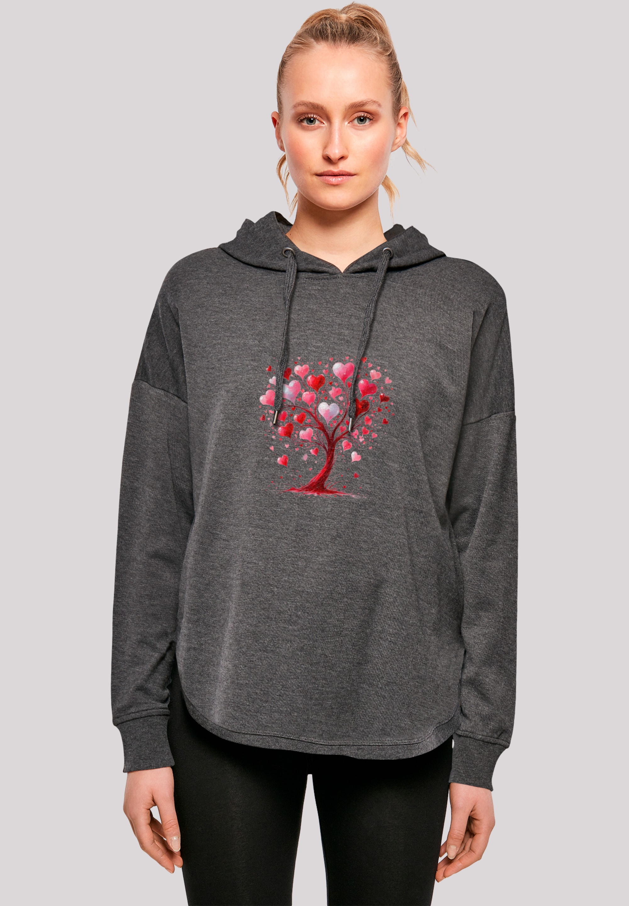 F4NT4STIC Kapuzenpullover "Herz Baum Aquarell Druck", Premium Qualität günstig online kaufen