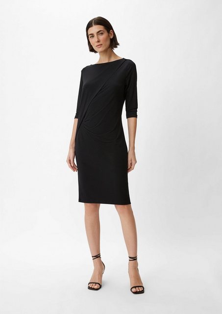 Comma Minikleid Jerseykleid mit Raffung Raffung günstig online kaufen