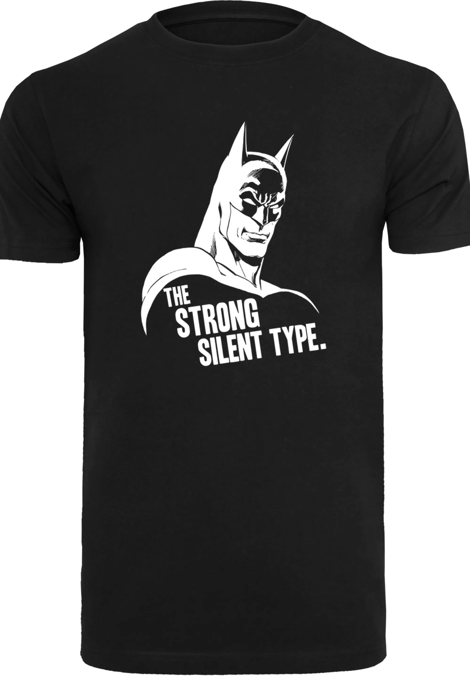 F4NT4STIC T-Shirt "Batman The Strong Silent Type Superheld", Herren,Premium günstig online kaufen