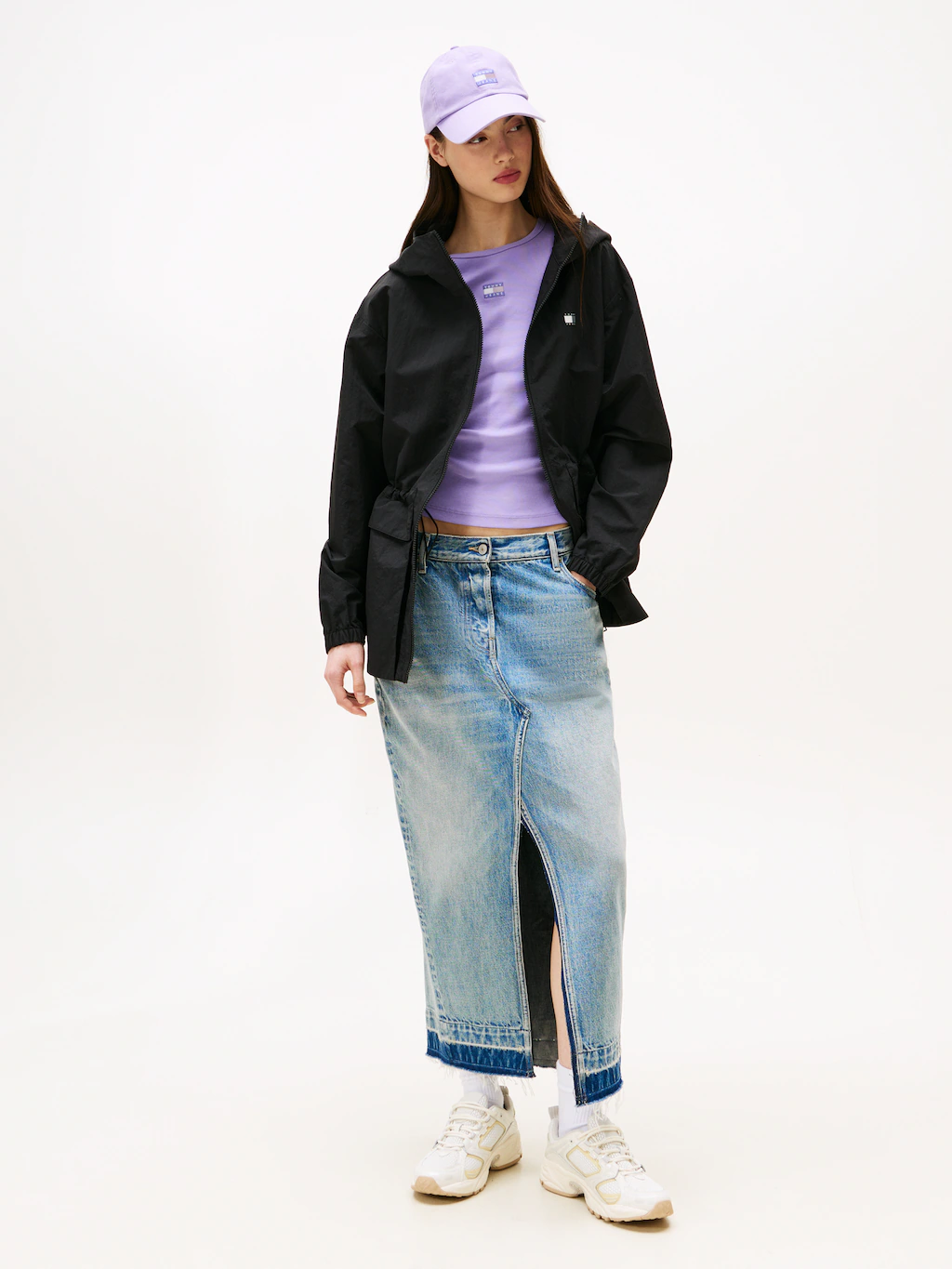 Tommy Jeans Windbreaker "TJW MIDI HOODED WINDBREAKER", mit Kapuze günstig online kaufen