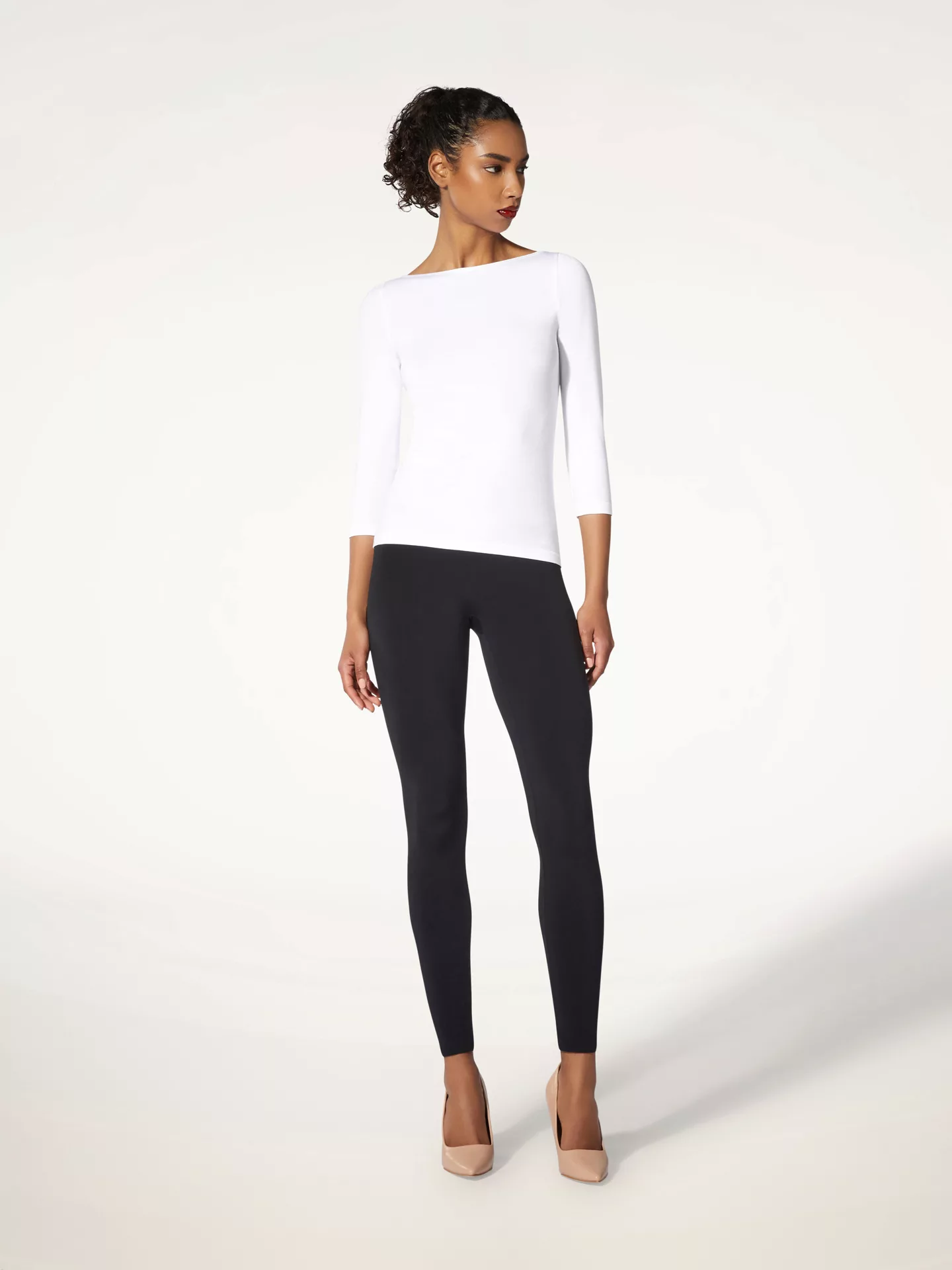 Wolford - Cordoba Top Long Sleeves, Frau, white, Größe: L günstig online kaufen