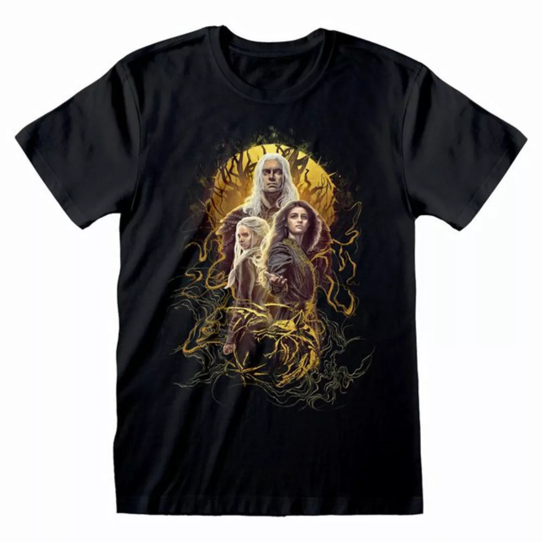 Heroes Inc T-Shirt Geralt, Yennefer & Ciri - The Witcher günstig online kaufen