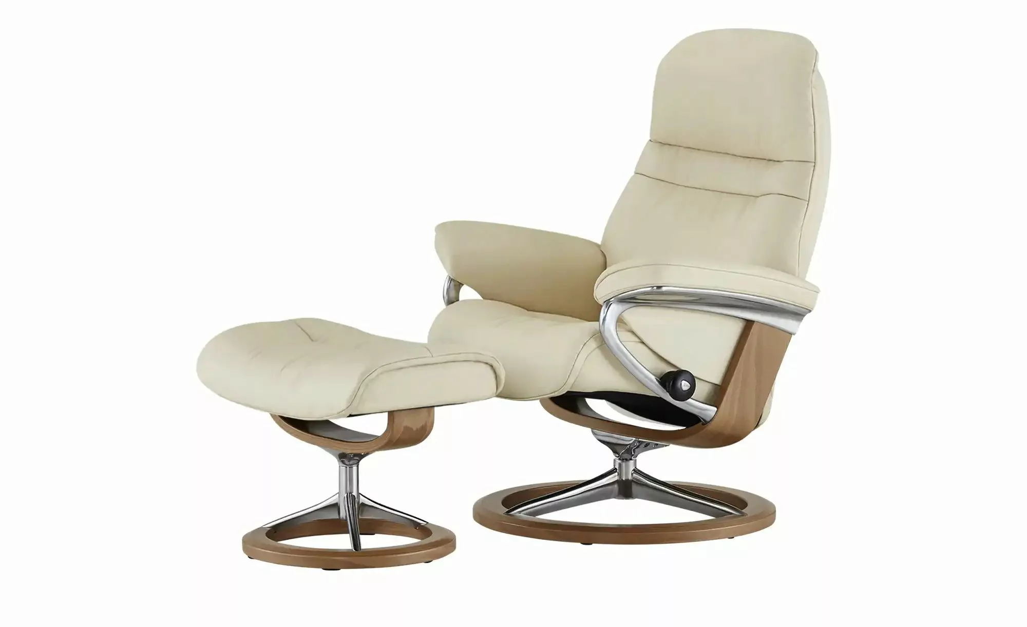 Stressless Relaxsessel mit Hocker Leder Sunrise M ¦ creme ¦ Maße (cm): B: 8 günstig online kaufen