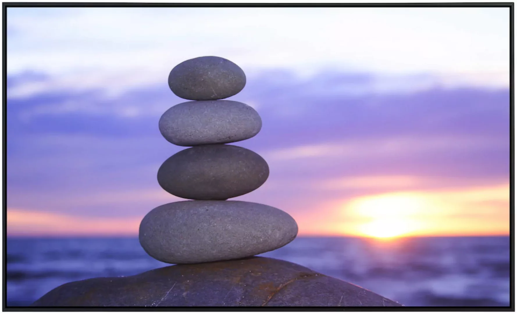 Papermoon Infrarotheizung »Zen Sonnenuntergang«, sehr angenehme Strahlungsw günstig online kaufen