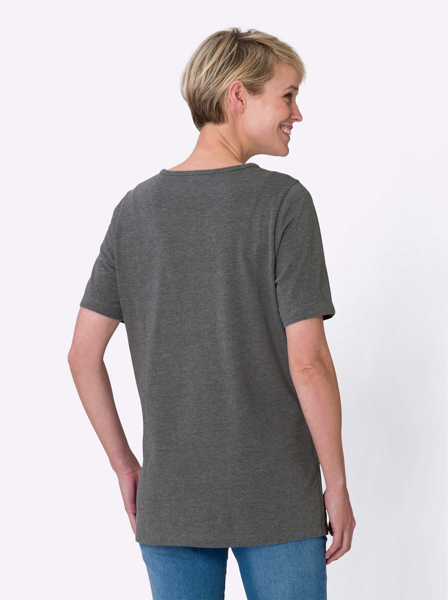 Sieh an! Trainingsshirt Longshirt günstig online kaufen