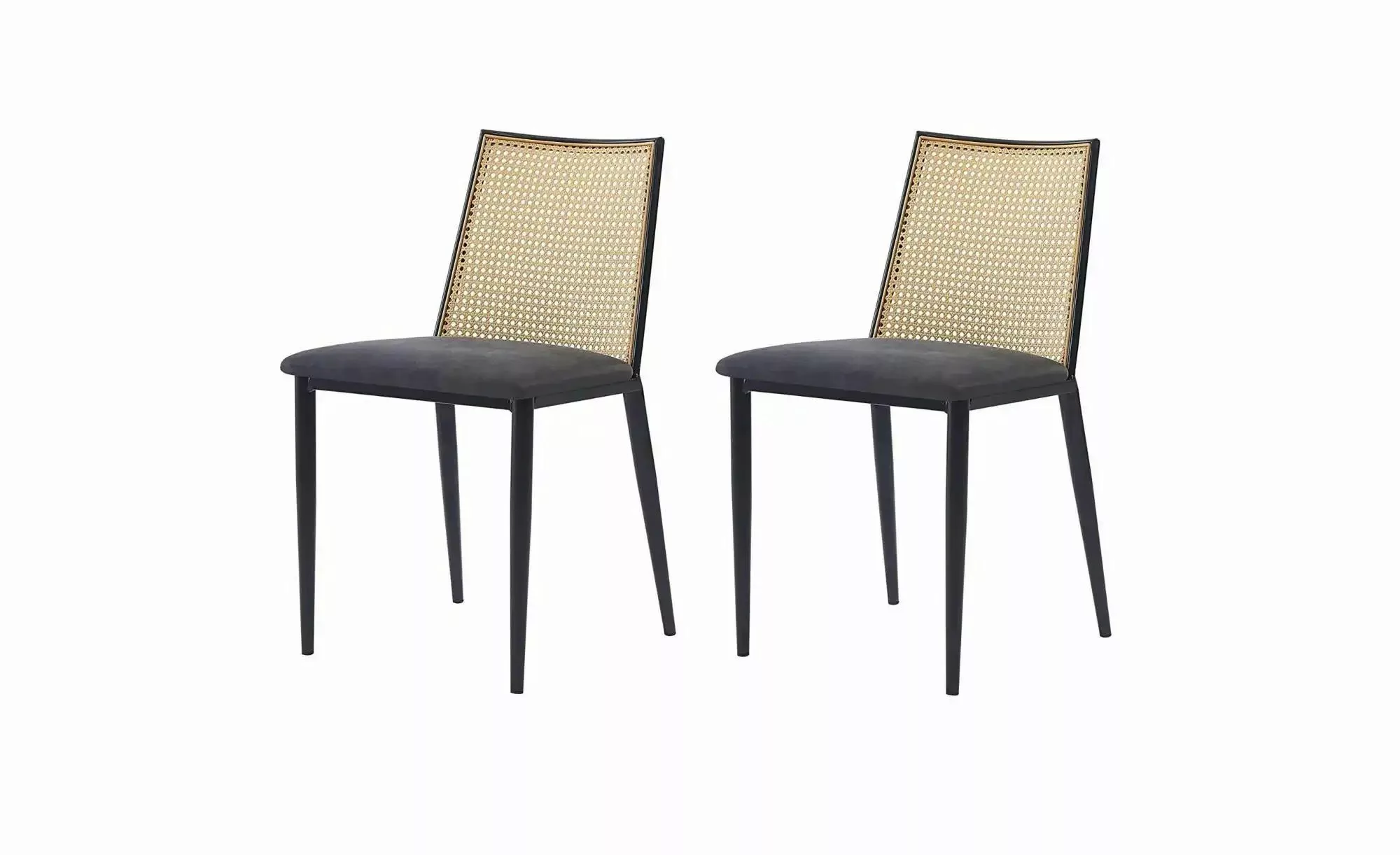 Stuhl 2er-Set  Osaka ¦ schwarz ¦ Maße (cm): B: 49 H: 81 Stühle > Esszimmers günstig online kaufen