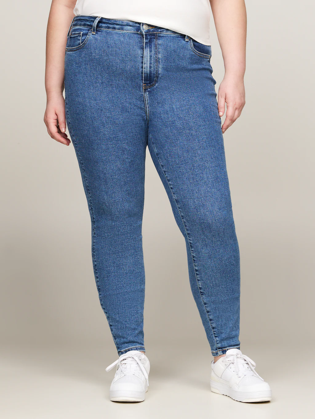 Tommy Hilfiger Curve Skinny-fit-Jeans "CRV HARLEM U SKINNY HW", Große Größe günstig online kaufen