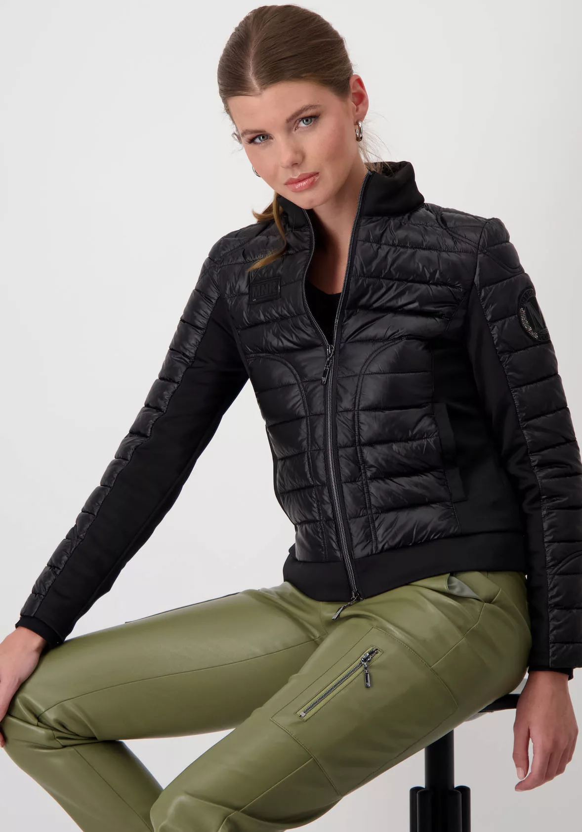 Monari Steppjacke, im Materialmix günstig online kaufen