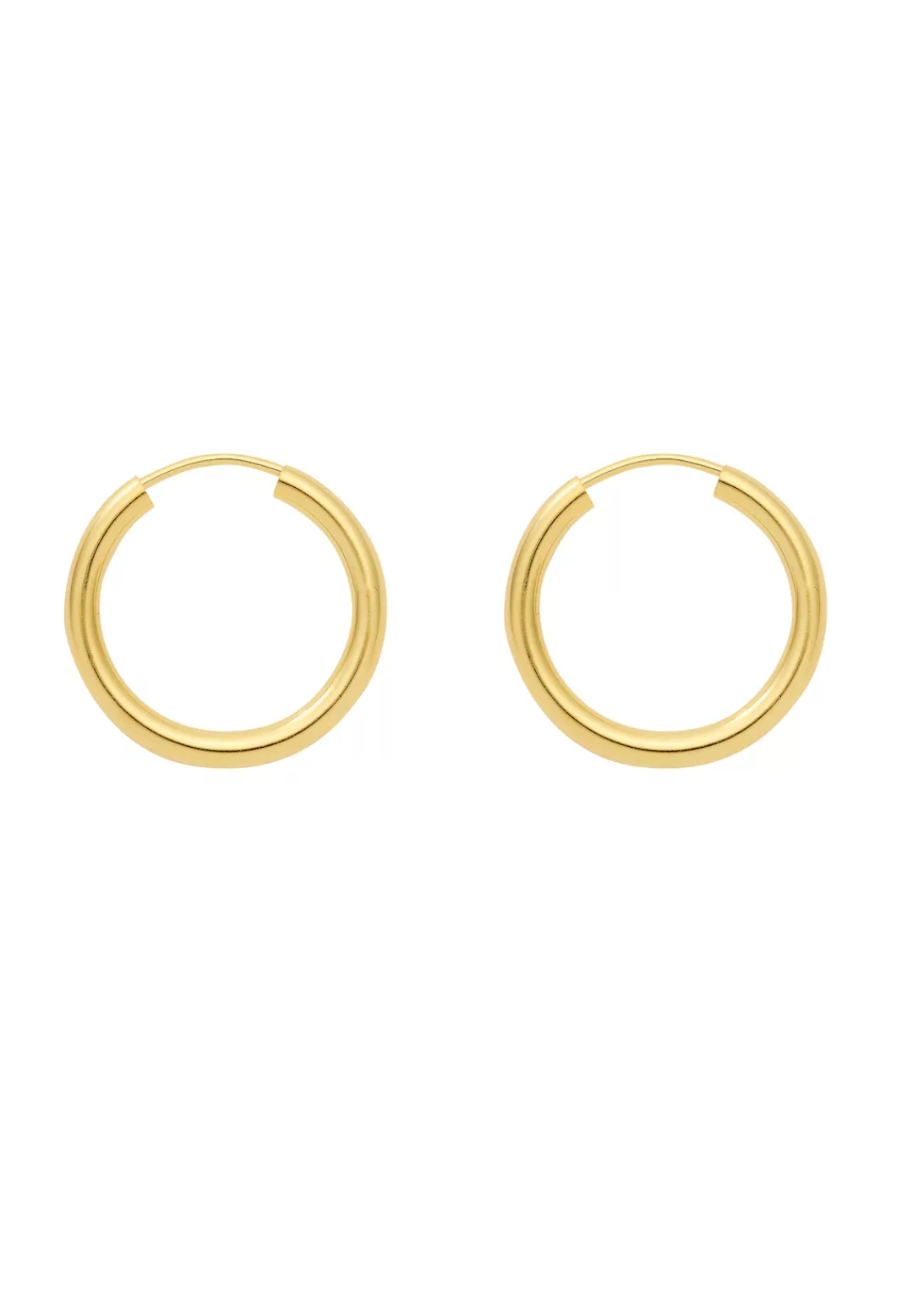 Adelia´s Paar Ohrhänger "333 Gold Ohrringe Creolen Ø 15 mm", Goldschmuck fü günstig online kaufen