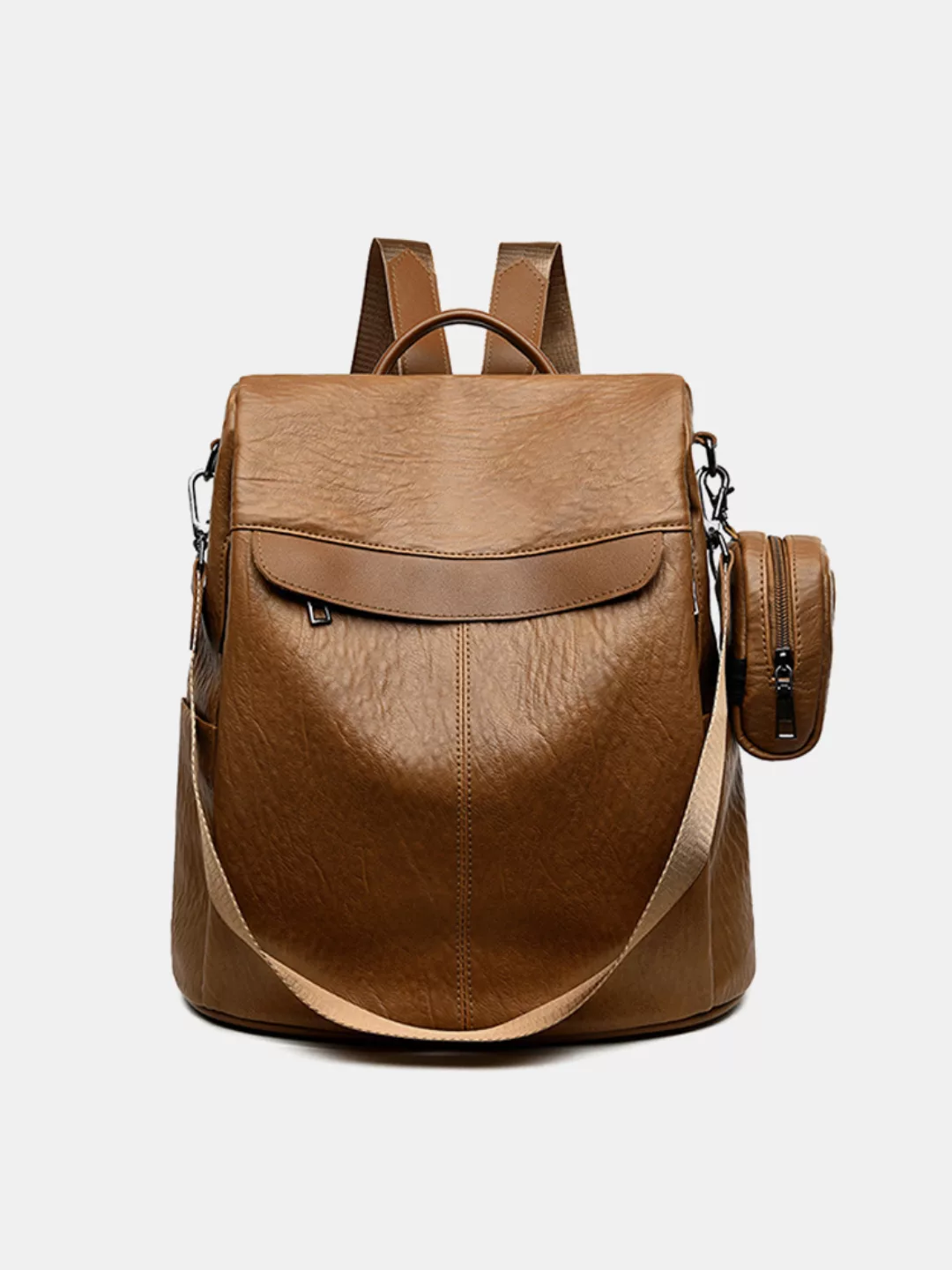 Damen PU Soft Leder Anti-Diebstahl-Rucksack Lässige Umhängetasche günstig online kaufen