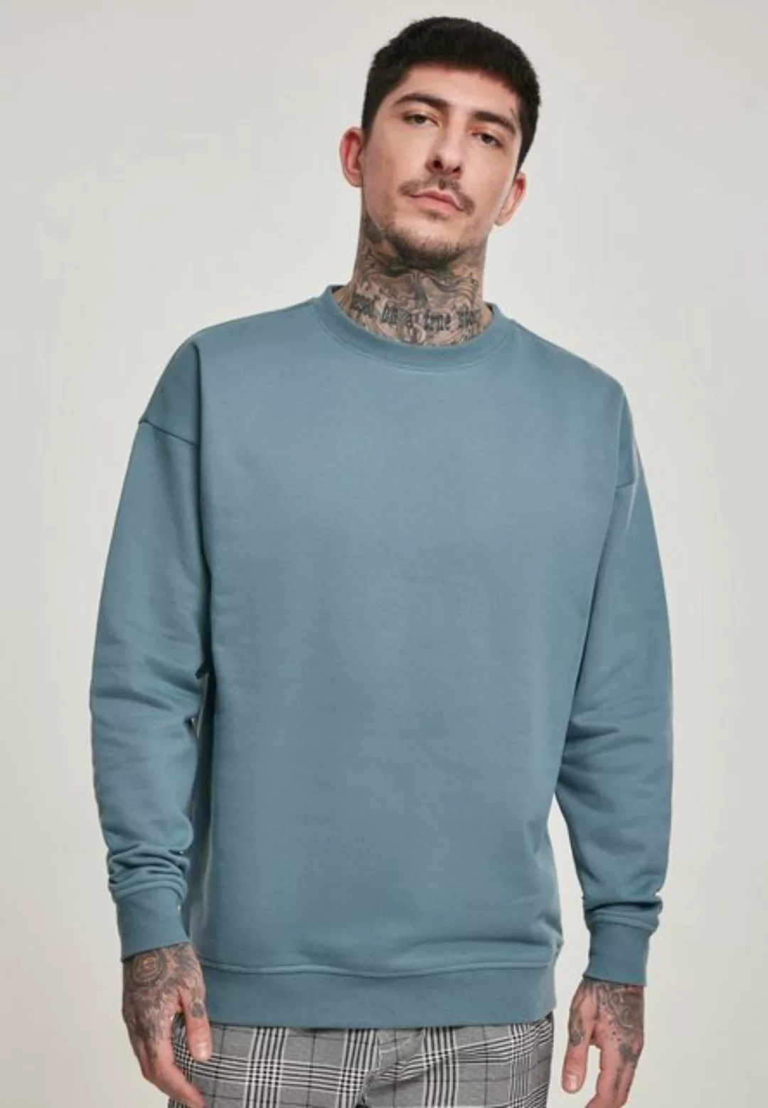 URBAN CLASSICS Rundhalspullover TB1591 - Sweat Crewneck dusty blue XS günstig online kaufen