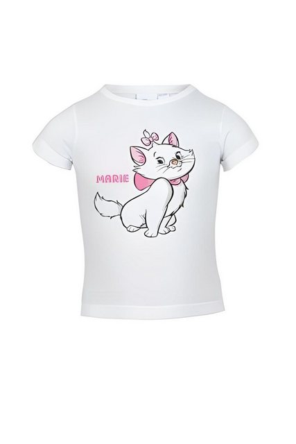 Disney T-Shirt Niedlicher Marie-Druck aus Aristocats 100 % Baumwolle günstig online kaufen