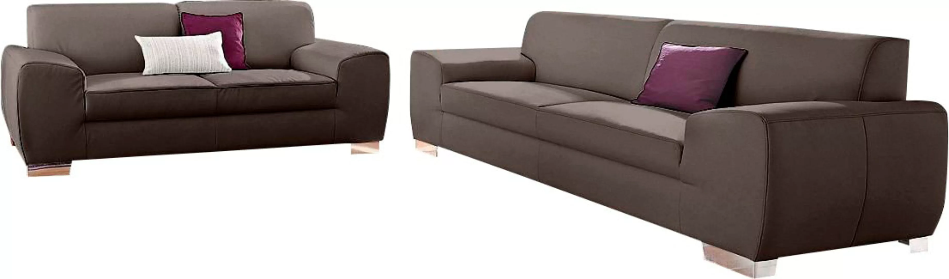 DOMO collection Polstergarnitur "Ricardo", (Set, 2 tlg.), Set: 2-Sitzer und günstig online kaufen