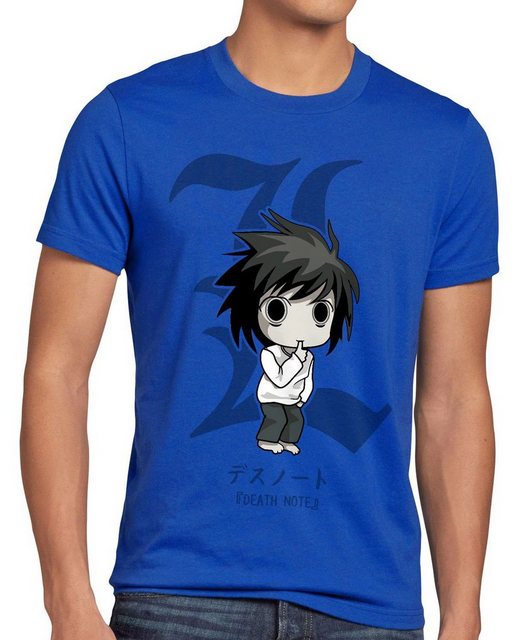 style3 Print-Shirt Herren T-Shirt L Kira note notizbuch anime manga yagami günstig online kaufen