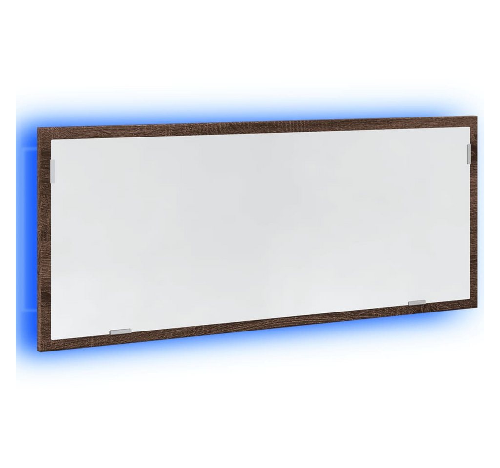 vidaXL Badezimmerspiegelschrank LED-Badspiegel Braun Eichen-Optik 100x8,5x3 günstig online kaufen