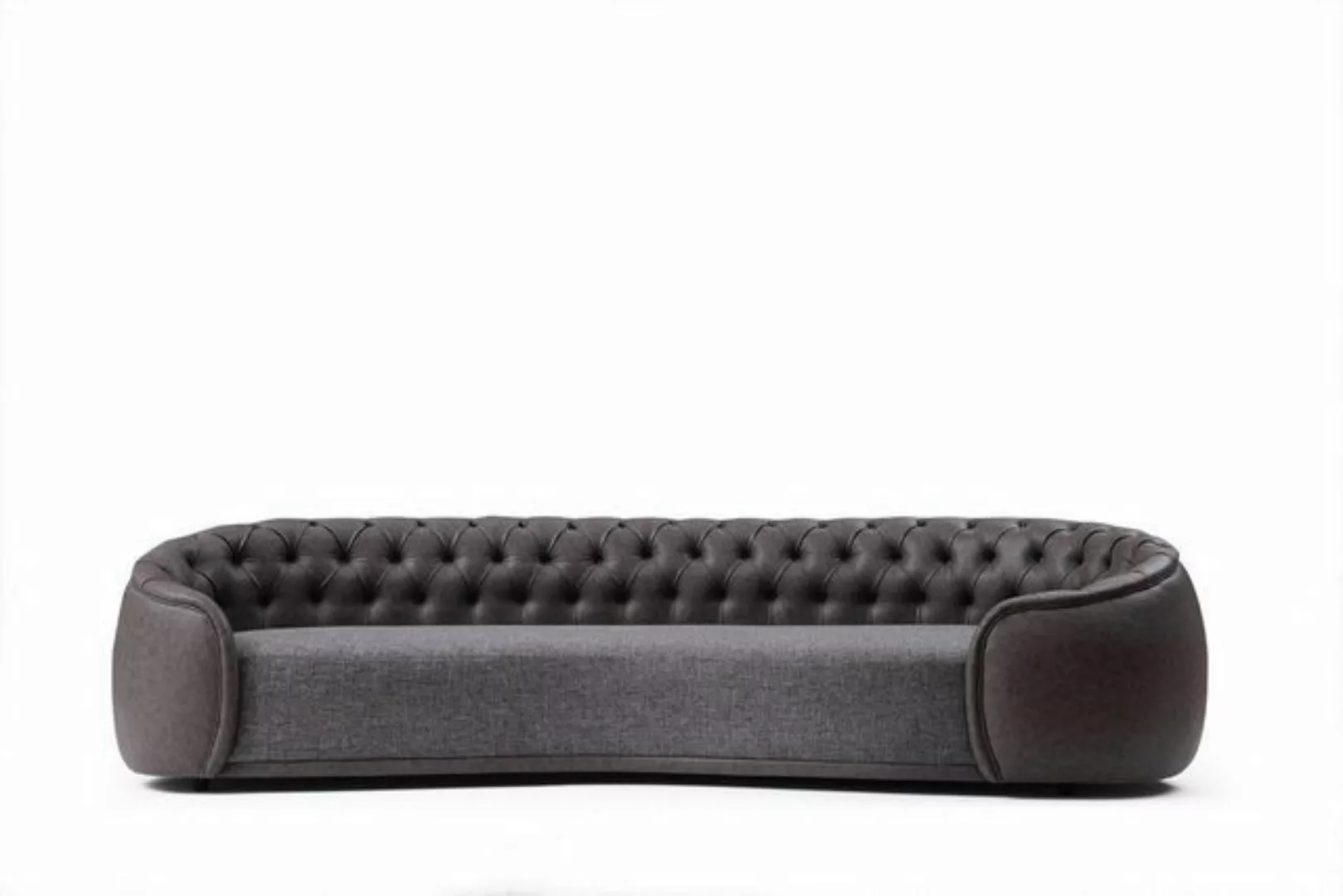 Xlmoebel Sofa Viersitzer Wohnzimmersofa aus Kunstleder und Textil in Design günstig online kaufen