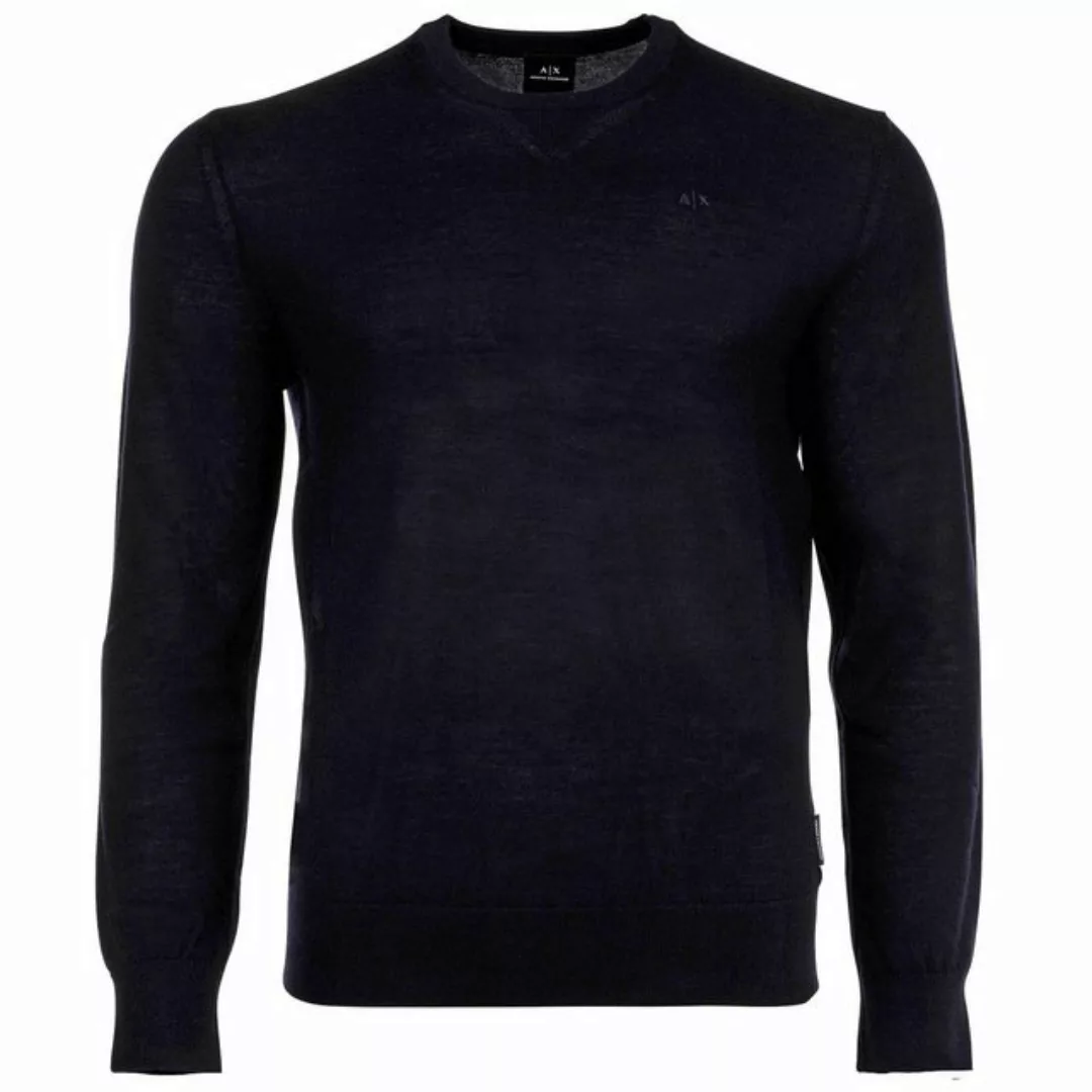 ARMANI EXCHANGE Sweatshirt Herren Strickpullover - Schurwolle, Rundhals günstig online kaufen