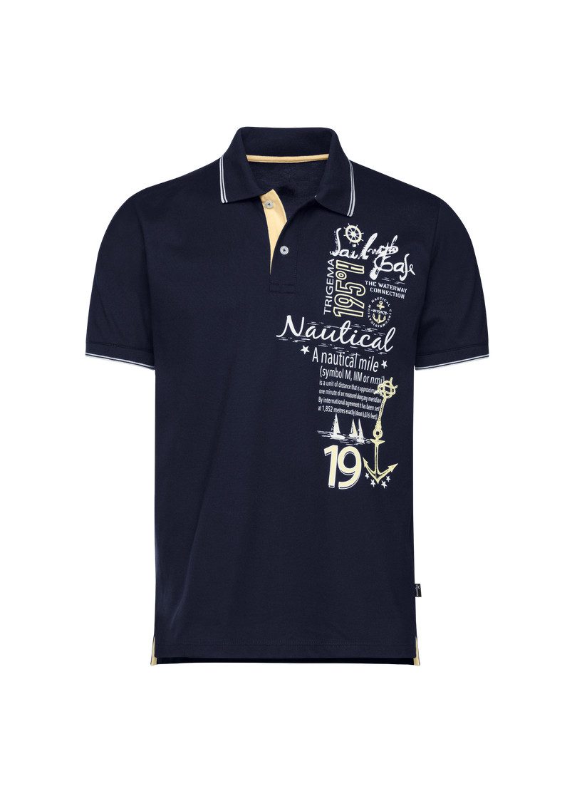 Trigema Poloshirt "TRIGEMA Poloshirt mit maritimem Printmotiv", (1 tlg.) günstig online kaufen