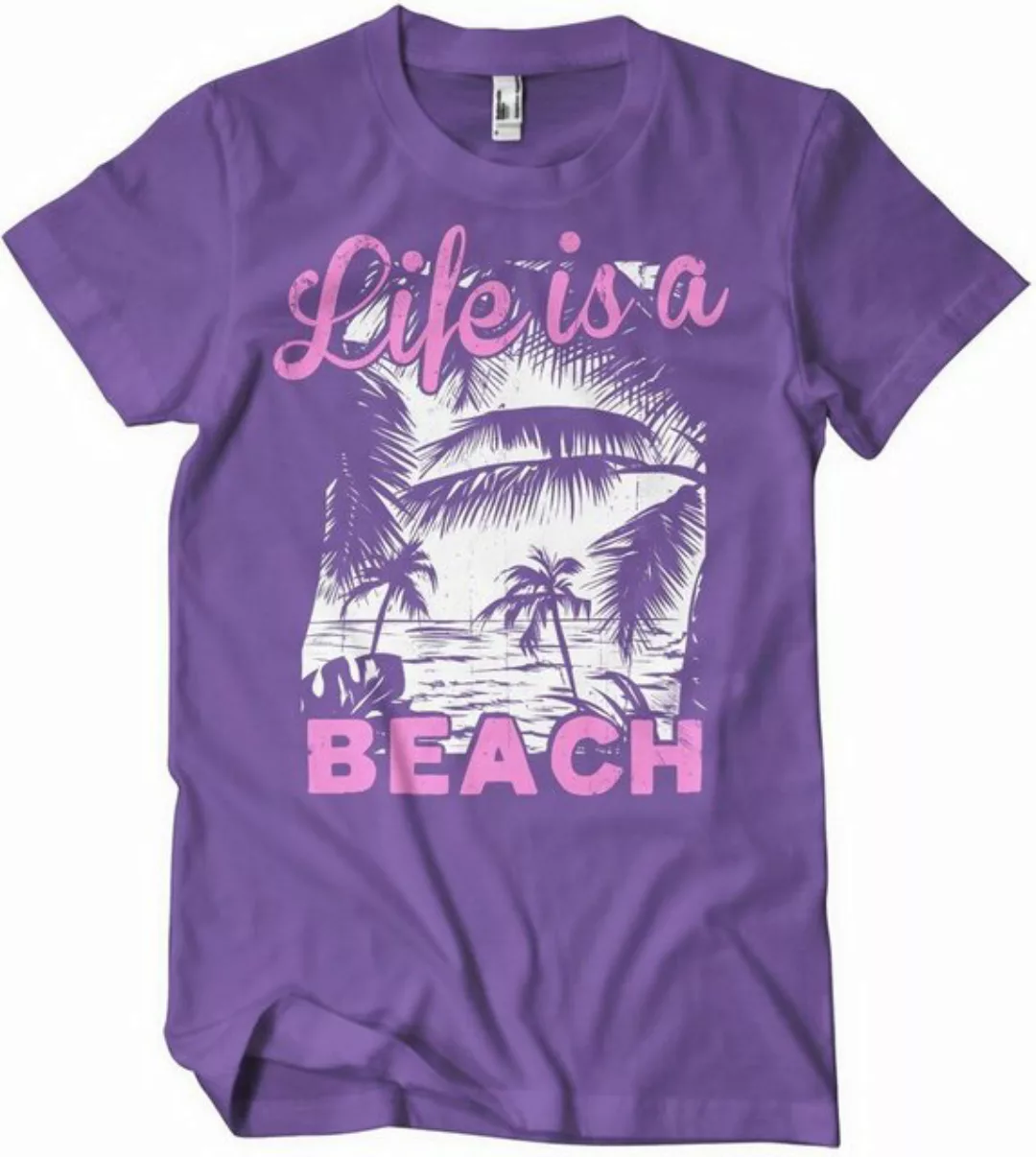 Hybris T-Shirt Life Is A Beach T-Shirt günstig online kaufen