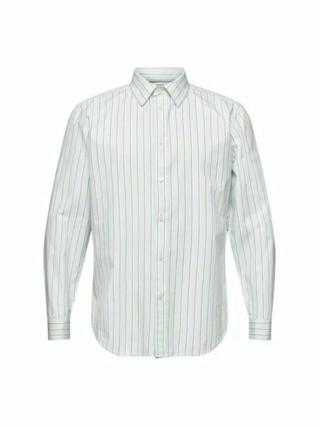 Esprit Langarmhemd Gestreiftes Button-Down-Hemd aus Baumwolle günstig online kaufen