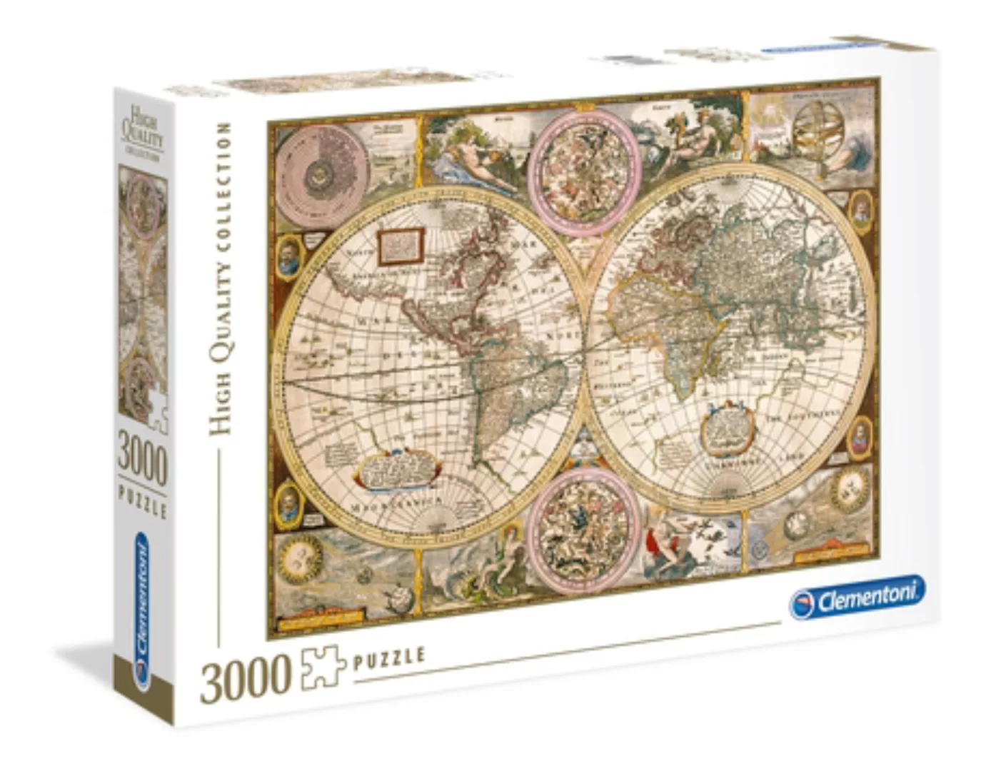 High Quality Collection - 3000 Teile Puzzle - Alte Karte günstig online kaufen