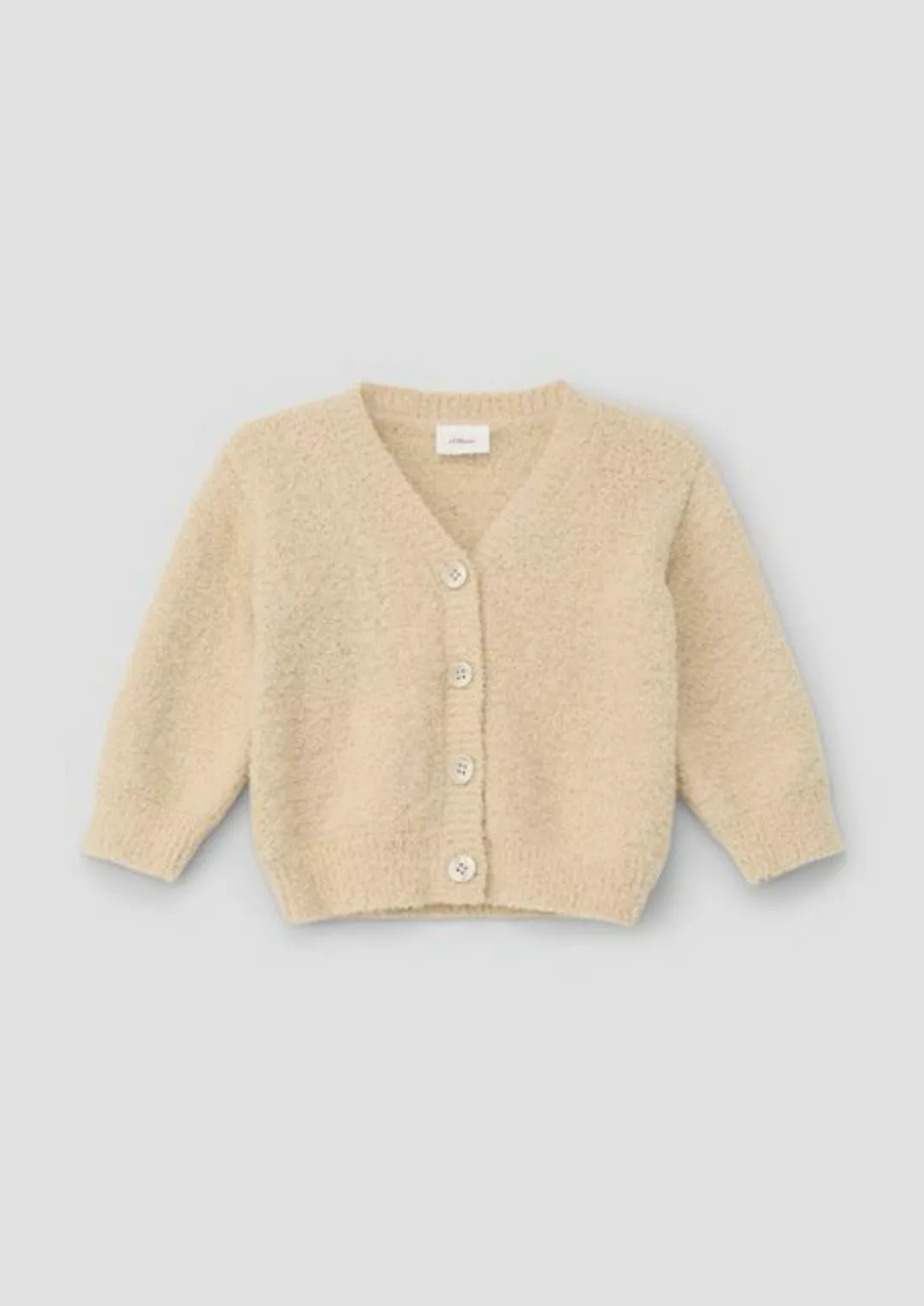 s.Oliver Strickjacke Strickjacke aus Bouclé günstig online kaufen