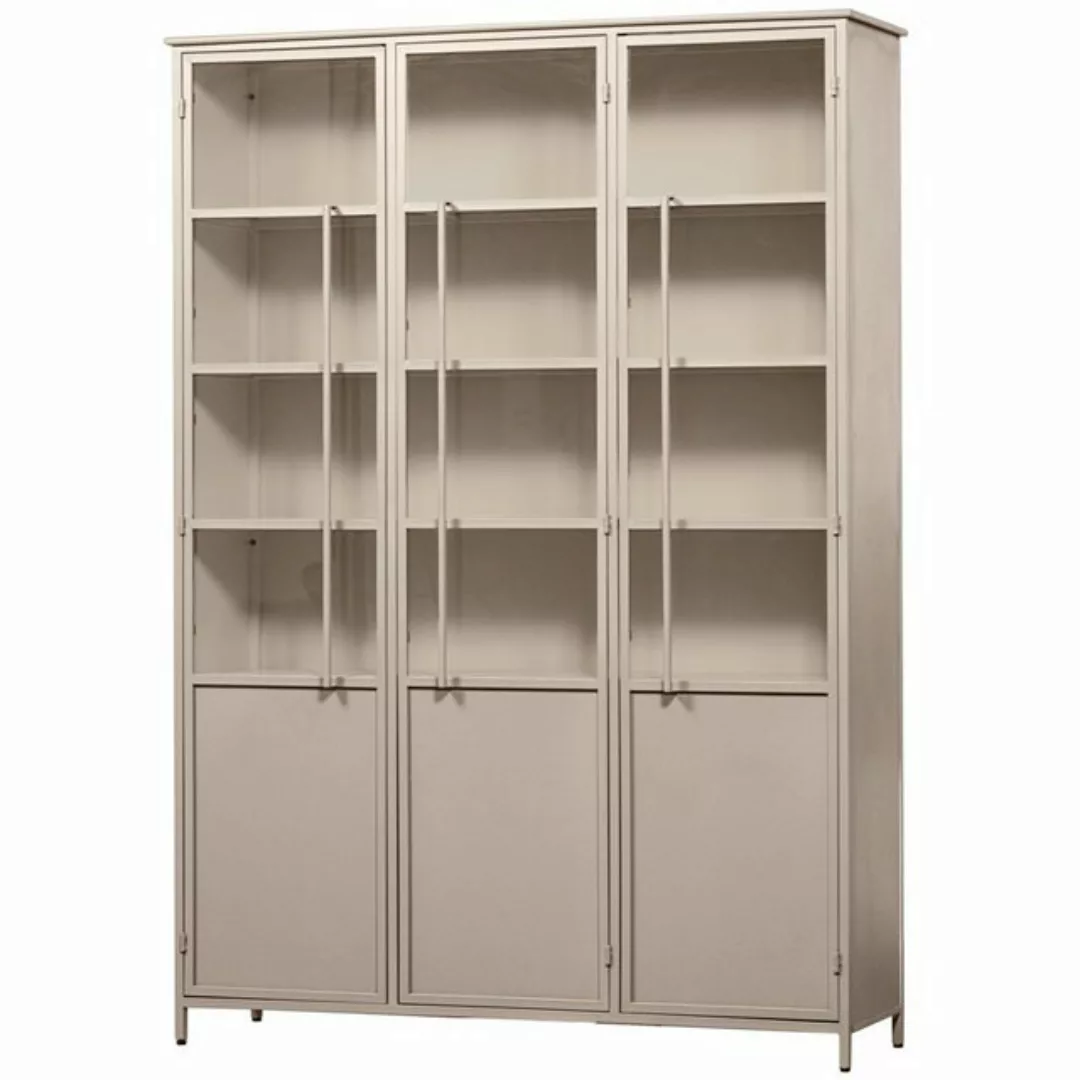 WOOOD Buffet Vitrine Exhibit 3XL aus Metall, Sand günstig online kaufen