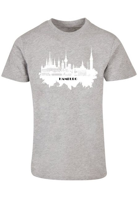 F4NT4STIC T-Shirt Cities Collection - Hamburg skyline Print günstig online kaufen