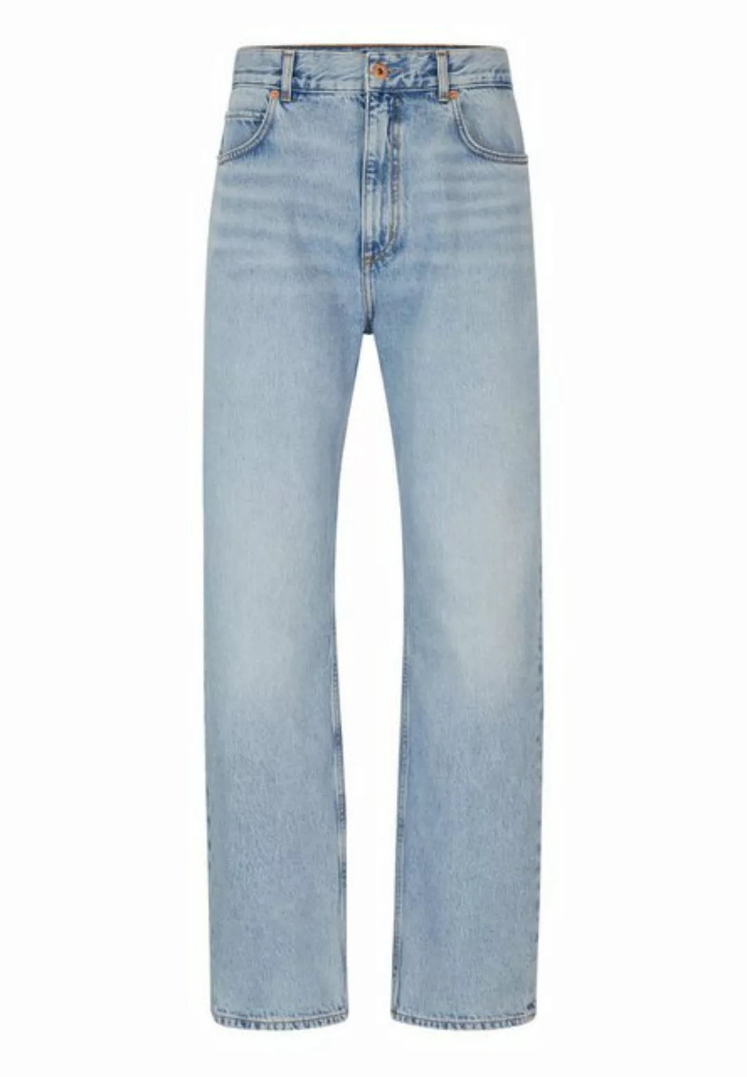 HUGO Blue Loose-fit-Jeans "Nate", in heller Waschung günstig online kaufen