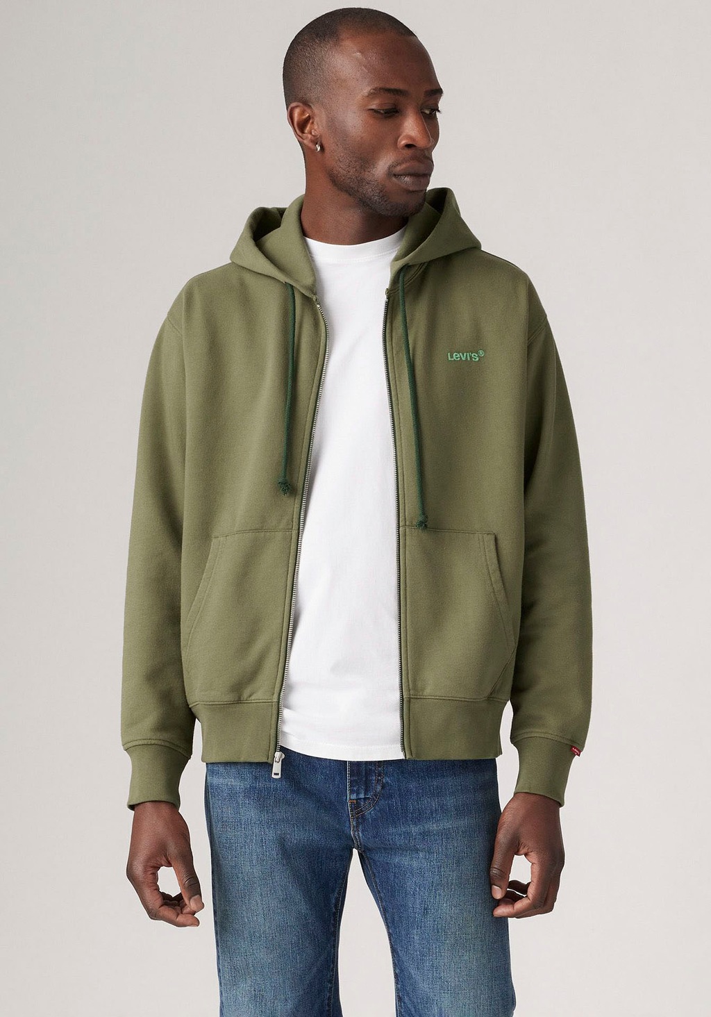 Levis Kapuzensweatjacke, mit Logo-Stickerei günstig online kaufen