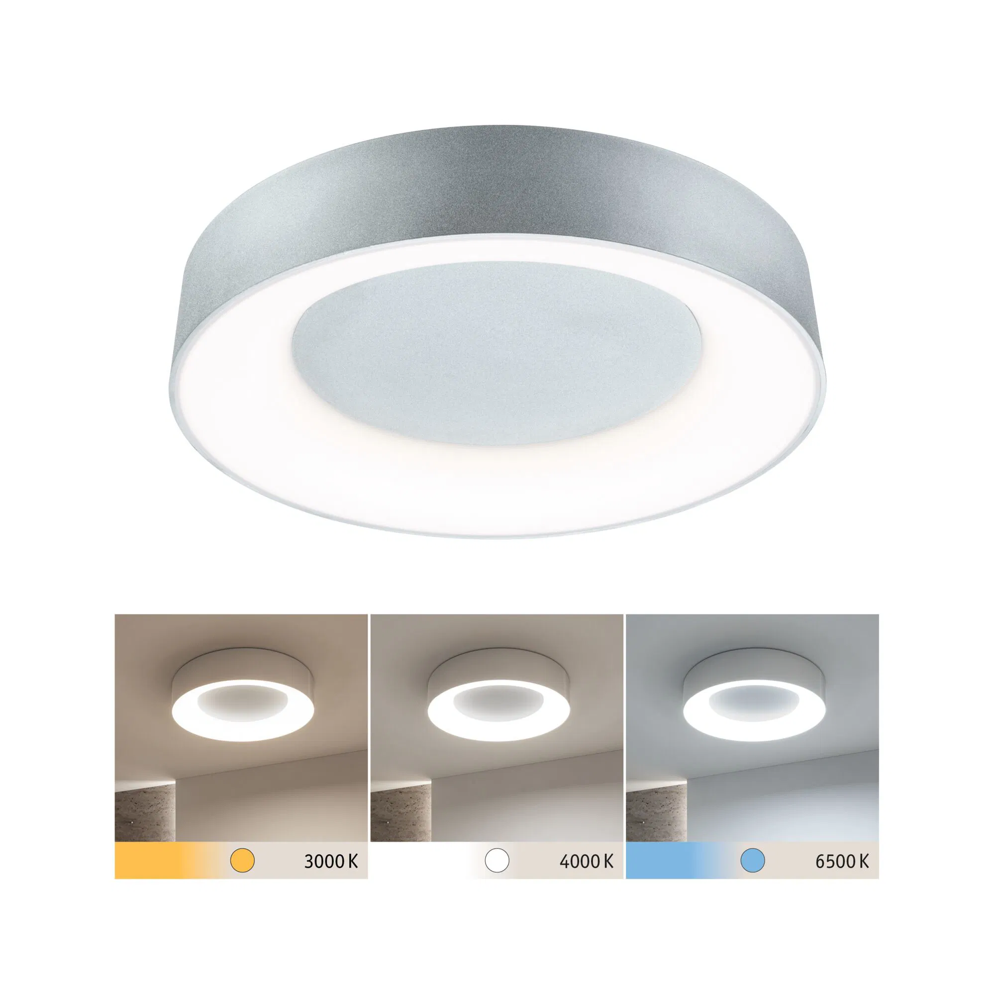 Paulmann HomeSpa Casca Deckenlampe Ø40cm aluminium günstig online kaufen