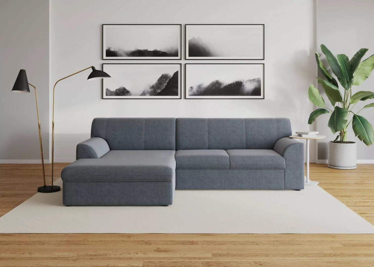 DOMO collection Ecksofa Topper L-Form, mit Recamiere, wahlweise mit Schlaff günstig online kaufen