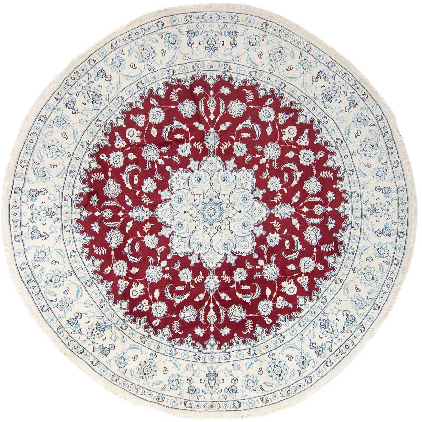 morgenland Wollteppich »Kaschmar Blumenmuster Blu scuro 280 x 201 cm«, rech günstig online kaufen