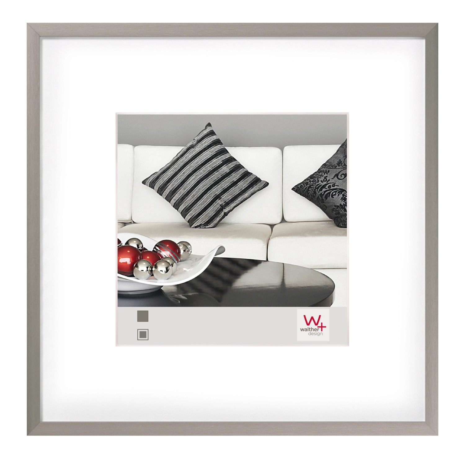 walther design Chair Aluminium Bilderrahmen Stahl 20x20 cm AJ220D günstig online kaufen