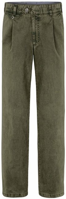 EUREX by BRAX Regular-fit-Jeans EUREX BY BRAX Bundfalten-Jeans Fred oliv ka günstig online kaufen