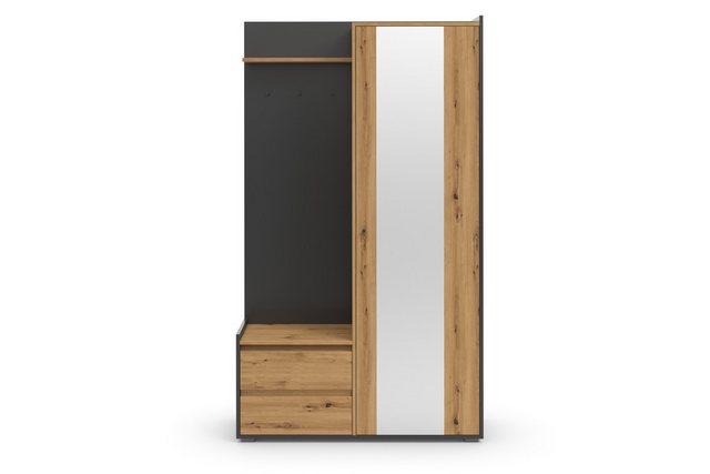 INOSIGN Garderobenschrank Kosmo mit Spiegel Maße 118 x 30 cm, Höhe 190 cm, günstig online kaufen