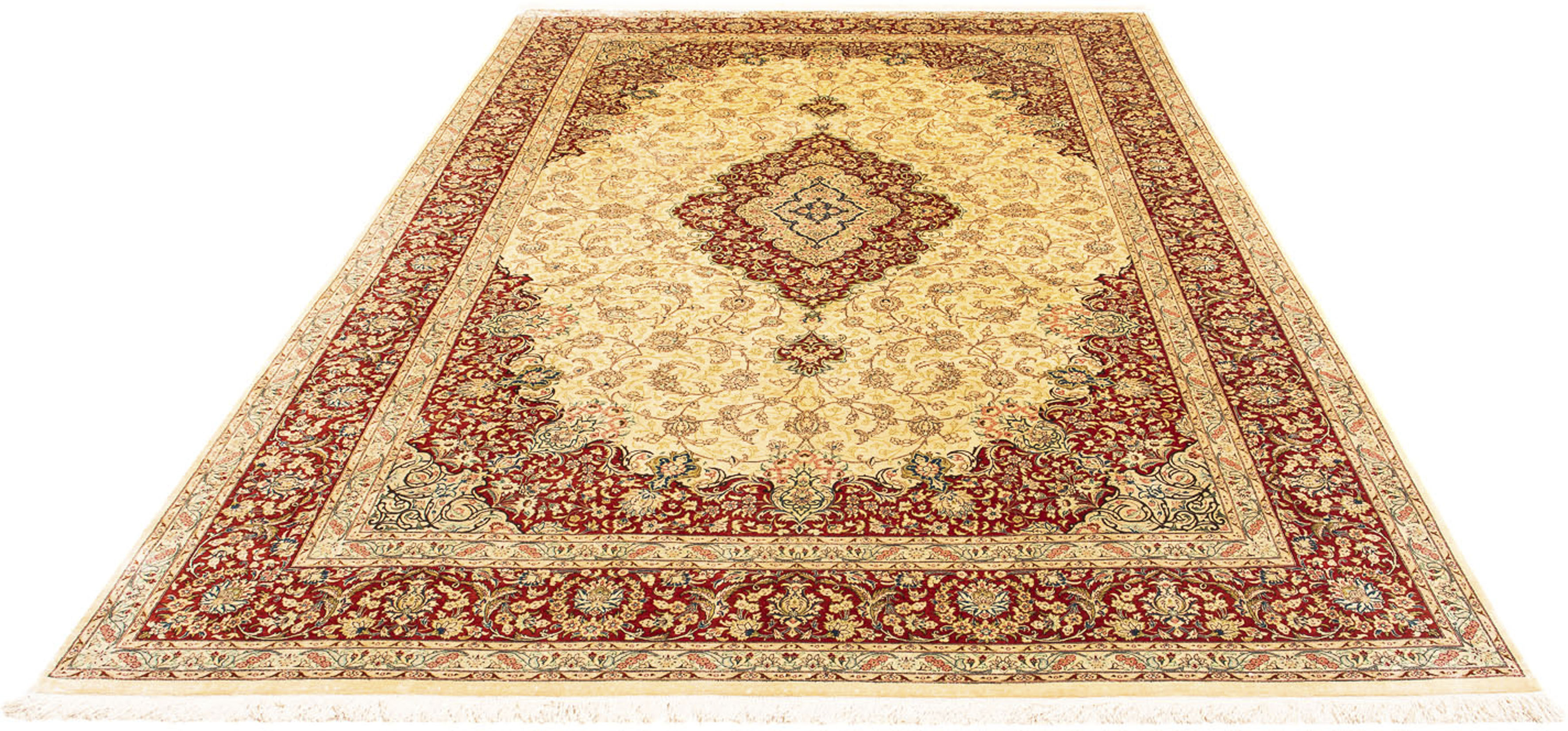 morgenland Orientteppich »Perser - Ghom - 312 x 198 cm - rot«, rechteckig, günstig online kaufen