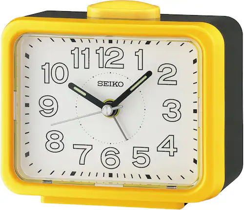 Seiko Quarzwecker »QHK061Y«, Wecker, Schlafzimmer, Klingelalarm, durchlaufe günstig online kaufen