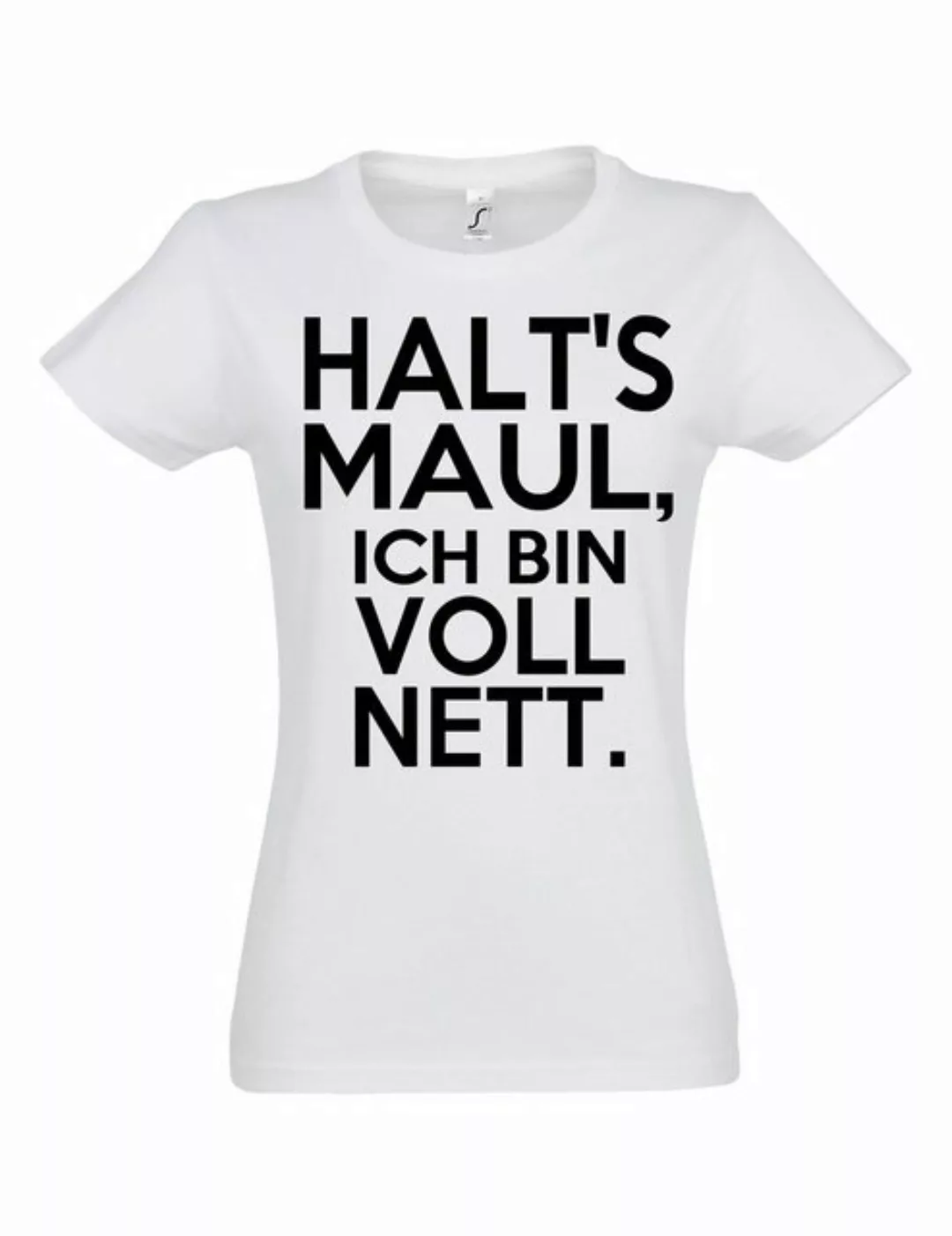 Youth Designz Print-Shirt Damen T-Shirt "Halts Maul ich bin voll nett" Prin günstig online kaufen