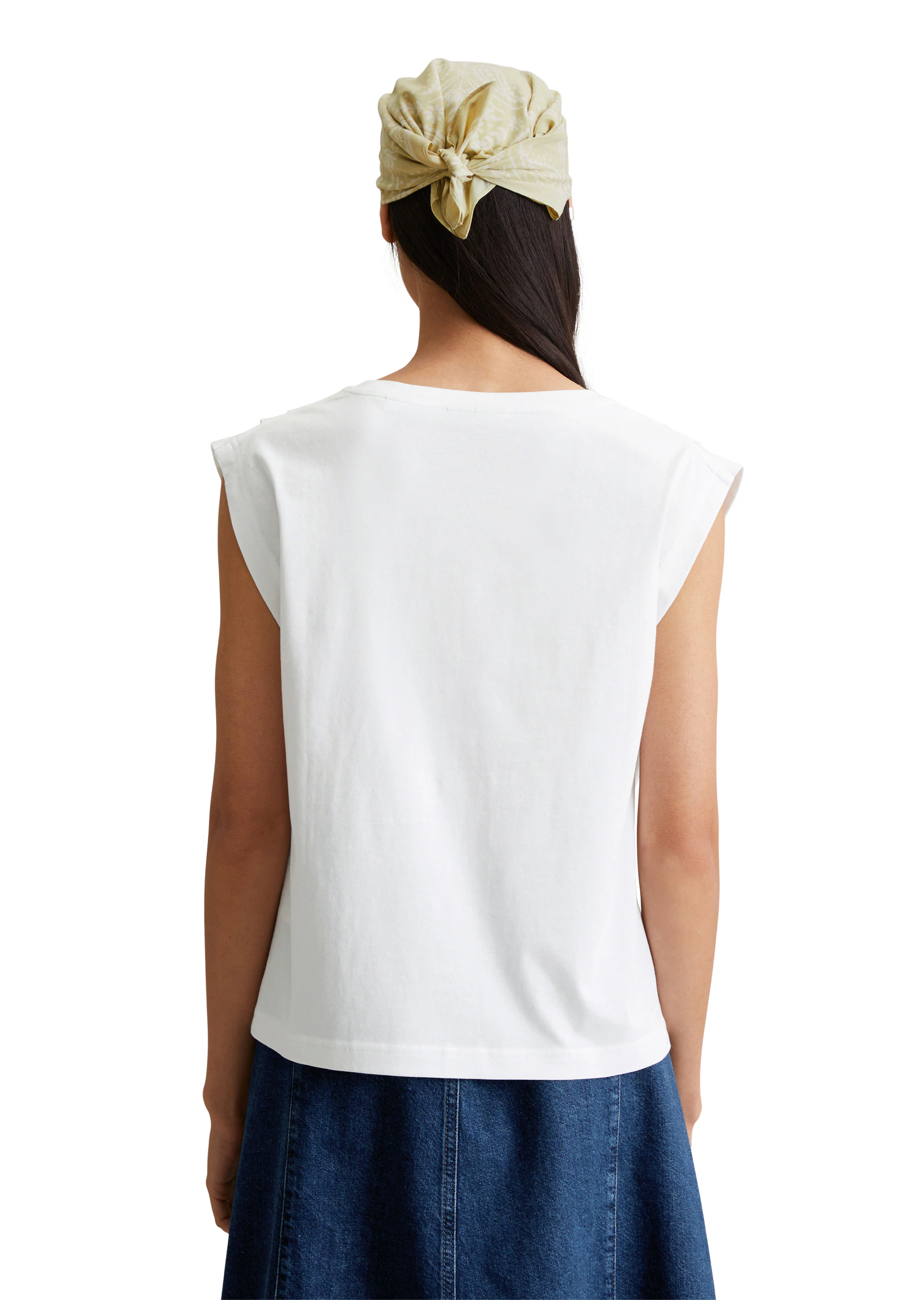 Marc OPolo DENIM T-Shirt, relaxed, Schulterpartie in Falten gelegt günstig online kaufen