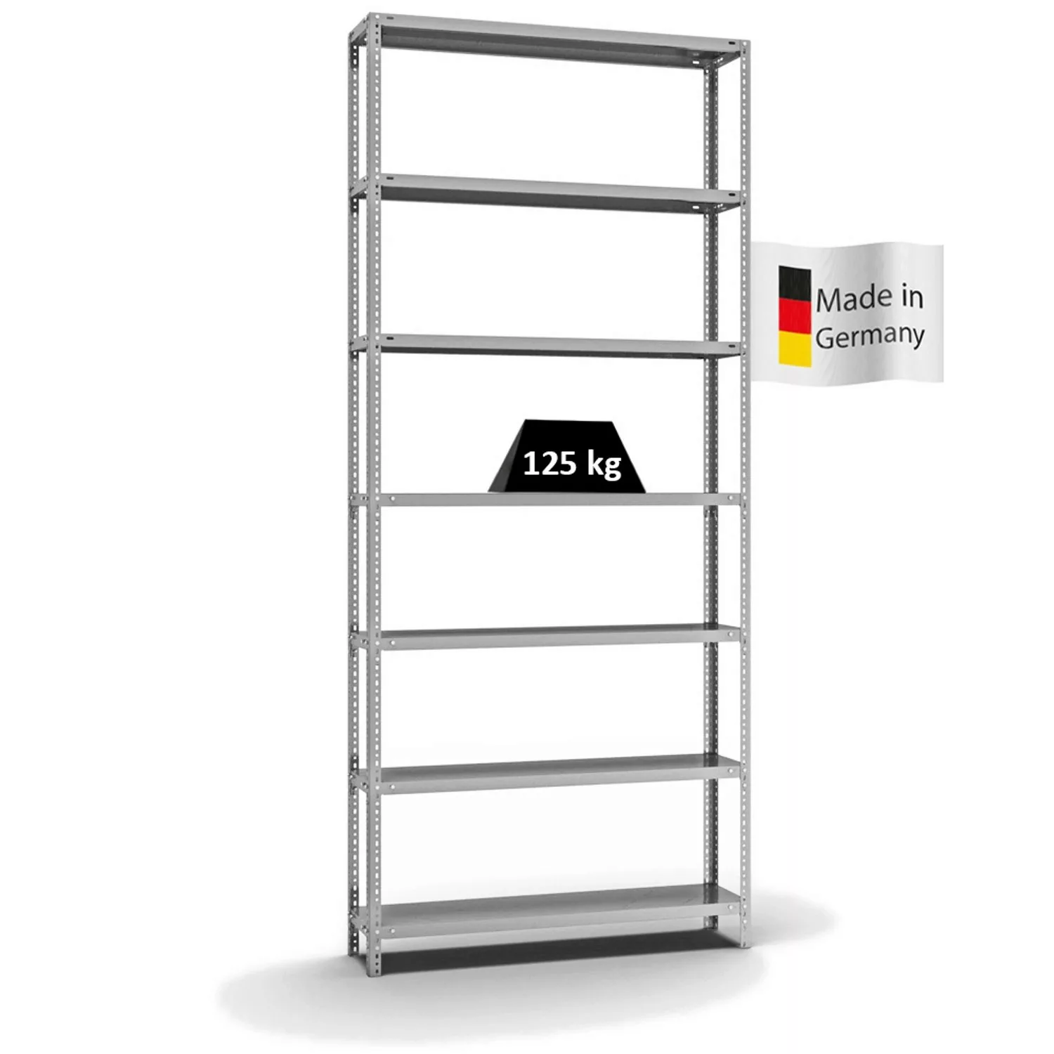 PROREGAL Fachbodenregal Schraubsystem Light-Duty Grundregal HxBxT 300 x 130 günstig online kaufen