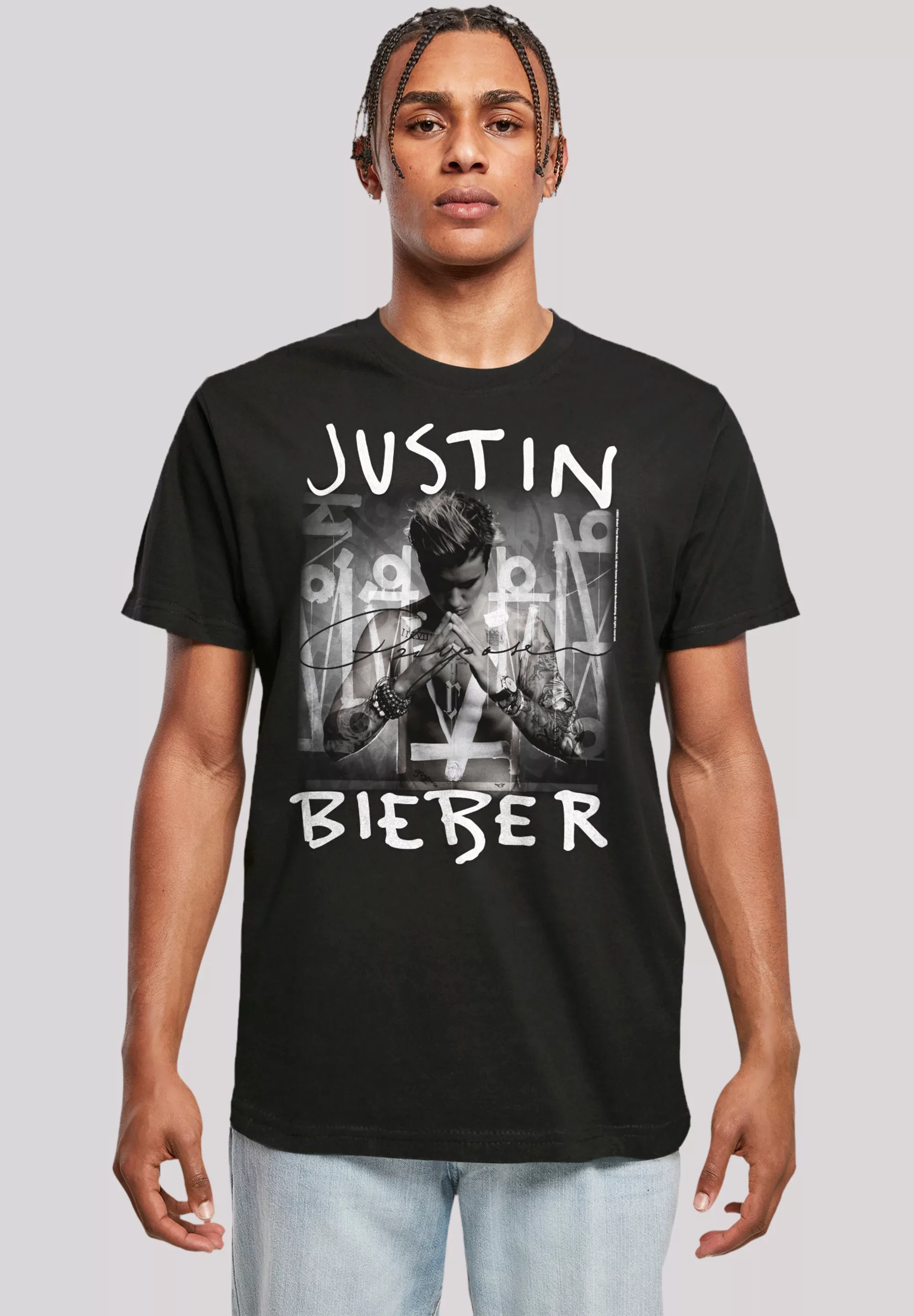 F4NT4STIC T-Shirt "Justin Bieber Purpose Album Cover", Premium Qualität, Mu günstig online kaufen