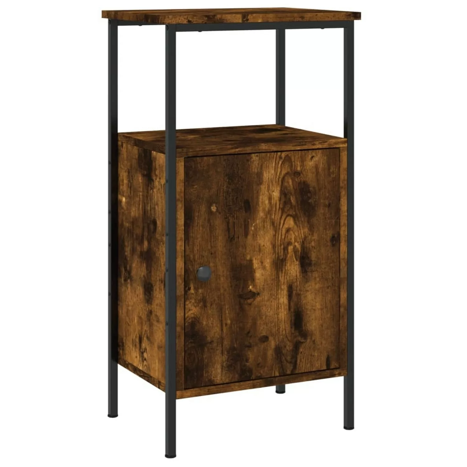 vidaXL Nachttisch Räuchereiche 41x31x80 cm Holzwerkstoff günstig online kaufen